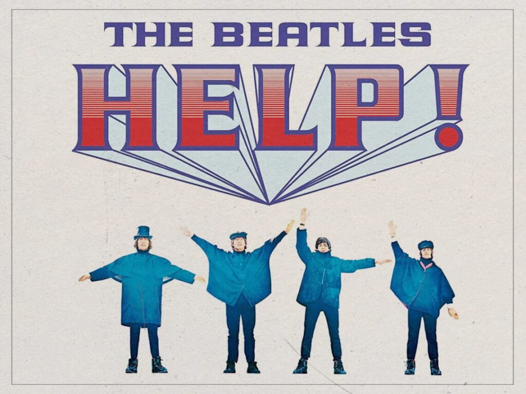 What are The Beatles actually spelling in semaphore on the cover for ‘Help!’