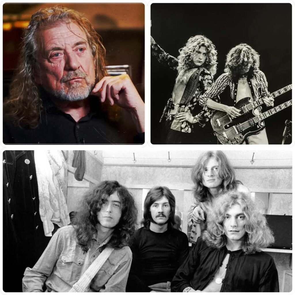 Led Zeppelin on stage at the Bath Festival of Blues and Progressive Music, 1970.